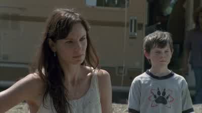 This is officer Shane Walsh, broadcasting a person unknown, please respond. - The Walking Dead