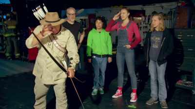 THIS IS OUR BATTERY DESTRUCTION
ACTIVATION STATION, - Mythbusters Jr.
