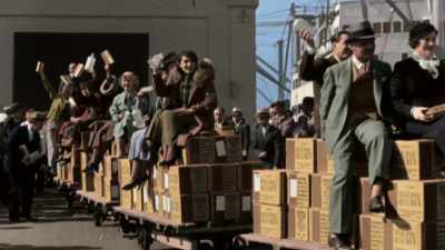 THIS IS THE FIRST LEGALLY
IMPORTED SHIPMENT OF ALCOHOL - America in Color
