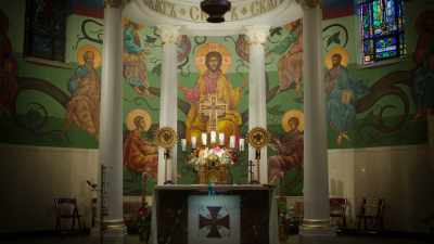 This is
the Parish of St John Chrysostom, - The Andy Warhol Diaries
