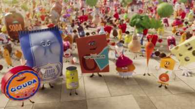 This is, as you all so sorely know,
a human tooth. - Sausage Party: Foodtopia