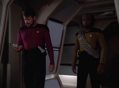 This isn't a Federation ship.
These walls aren't tritanium. - Star Trek: The Next Generation