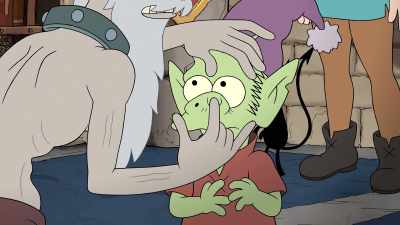 This isn't an elf,
but it's not not-an-elf. - Disenchantment