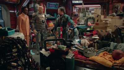 This isn'tjunk, this is antiques.
Salvage from Cargo Bay 15. - Red Dwarf: The Promised Land