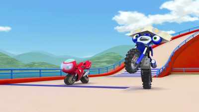 - This is it.
Everybody off the track! - Ricky Zoom