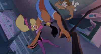 This is it, fellas, we're goin' down. - Rock A Doodle