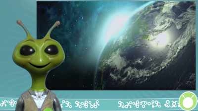 This is Ixbee
reporting from a planet - Alien TV