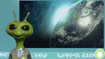 This is Ixbee,
reporting from the planet - Alien TV