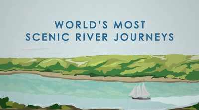 This is Jeff in the little boat, - World's Most Scenic River Journeys