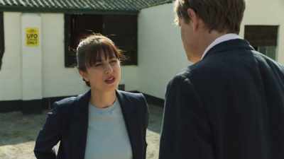 This is Josh's step mum Sally.
Sally, DI Goodman. - Beyond Paradise