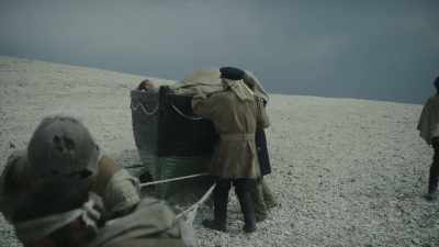 This jostling's
beginning to hurt him, sir. - The Terror