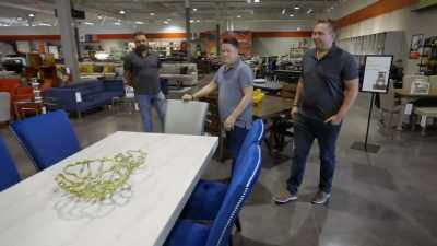 This is kind of...
it's modern,
but not too modern. - Renovation Impossible