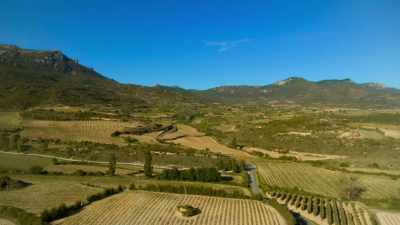 This is La Rioja, wine country. - Europe From Above
