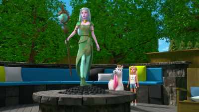 This land seems strange, - Barbie: A Touch of Magic