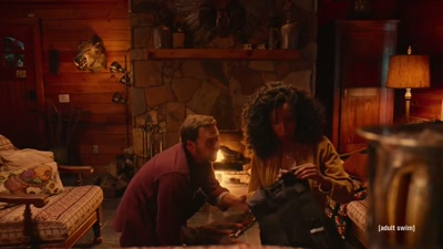 This last year with
you has been, like, - Adult Swim Yule Log