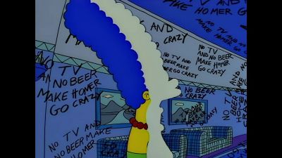 This is less encouraging. - The Simpsons