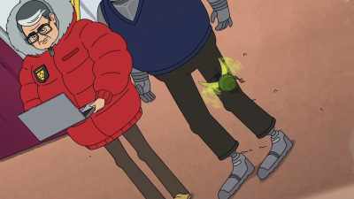 This is like a to-scale knife
in my full-sized back. - Grimsburg