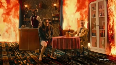 This is like that meme. - Adult Swim Yule Log