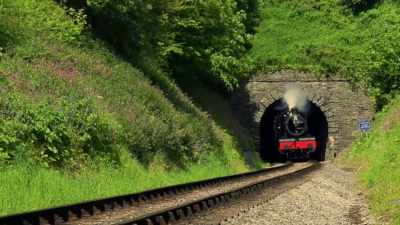 This line includes
a half-kilometer long tunnel - Europe From Above