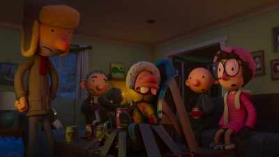 This little guy is
not going anywhere. - Diary of a Wimpy Kid Christmas: Cabin Fever