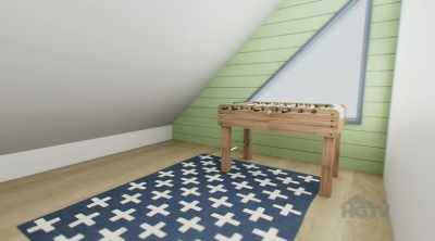 This loft space is a perfect
spot to focus on family. - Renovation Resort