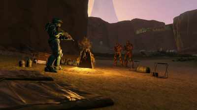 This looks nice. Uh, wait a
minute, what is that? - Red vs. Blue: Restoration