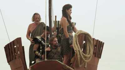 This is madness./
I must return my men at home. - Troy the Odyssey