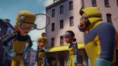 This makes no sense.
He's gotta be around here somewhere. - The Soccer Football Movie