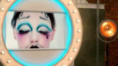 This makeup would look great
in a Vaudeville play. - Glow Up: Britain's Next Make-Up Star