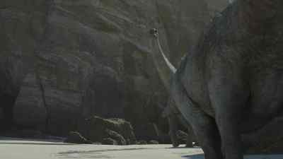 This male is around 70 years old. - Prehistoric Planet