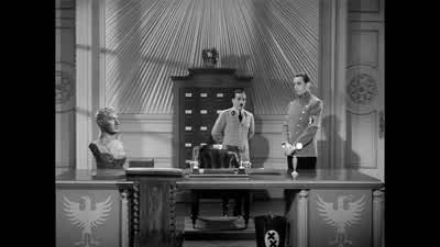 This man napaloni is aggressive domineeringBefore we make our demands we must put him in his placePrecisely But how By means of applied psychologyIn other words by making him feel inferiorThis can be done in many subtle waysFor instance at this interview - The Great Dictator