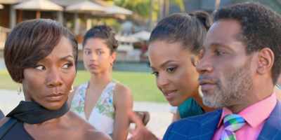 This man to the left
in the blue leisure suit, - Resort to Love