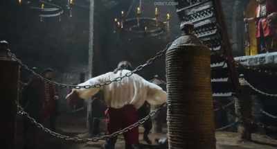 This man won his
freedom in an honest fight! - Iron Mask