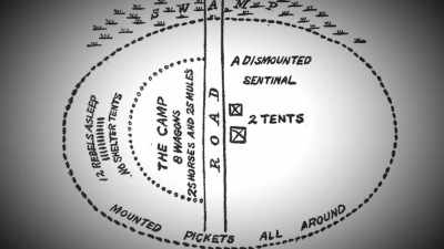 This map gives us
the orientation that we need - The Curse of Civil War Gold