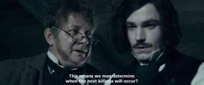 This means we may determine
when the next killings will occur? - Gogol. Viy