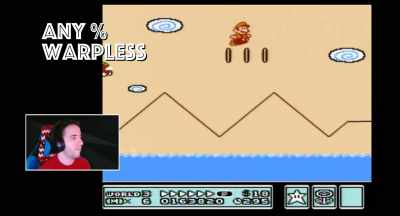 This means that you play
through every world in the game - Running with Speed