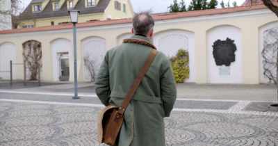 This memorial in Mengele's hometown reads - Getting Away with Murder(s)