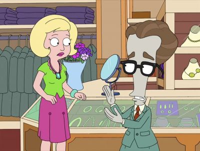 This mirror is for customers. - American Dad!