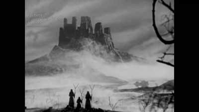 This was more your style: Macbeth.
A distant castle, a misty middle ground. - The Eyes of Orson Welles