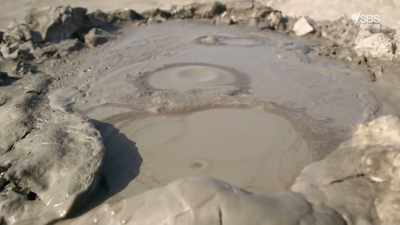 This mud of famous
Gobustan volcano, - From Russia to Iran: Crossing Wild Frontier