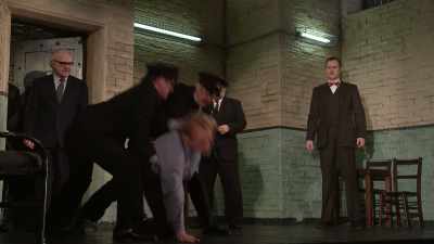 This is my cell, get out!
- Just go easy, lad - National Theatre Live: Hangmen
