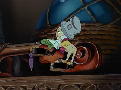 This is my idea of comfort. - Pinocchio