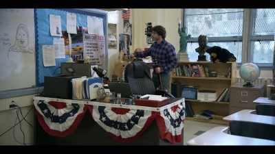 This is my, uh, "man cave rules." - American Vandal