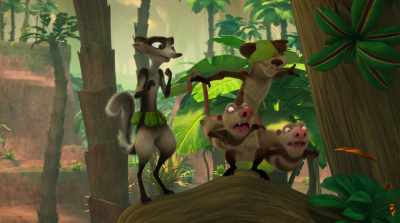 This is my worst-case scenario.
They're heading for the watering hole! - The Ice Age Adventures of Buck Wild