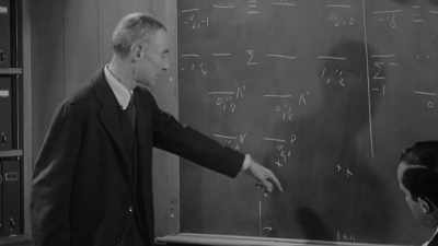 This is negative particles, - To End All War: Oppenheimer & the Atomic Bomb