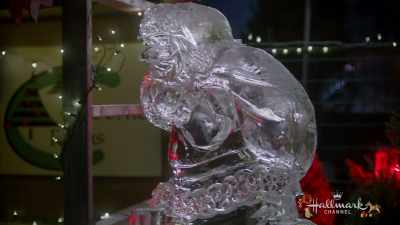 This nice couple ran it and they
always gave me this candy cane - Christmas Festival of Ice