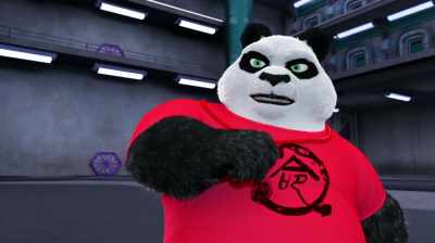 This is no time
for long goodbyes. - Panda vs. Aliens