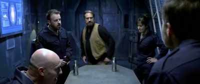 This is not a democracy, Gerry.
We're boarding that ship. - The Last Scout