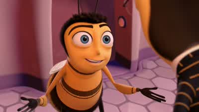 This is overEat thisThis is not over What was thatThey call it a crumb It was so stingin' stripeyAnd that's not what they eat That's what falls off what they eat - Bee Movie