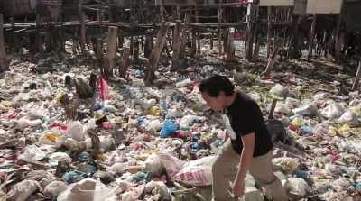      This is not what I want
         for my island, - The Story of Plastic